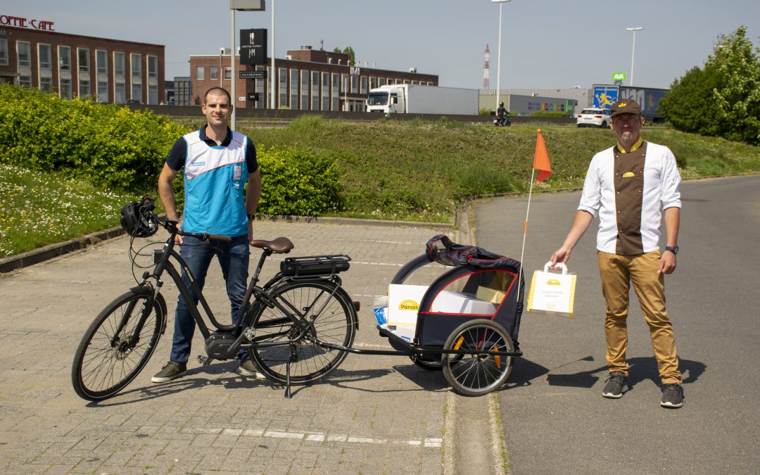 Panos en Decathlon Schelle slaan de handen in elkaar en voorzien de Rupelstreek van thuislevering met de fiets